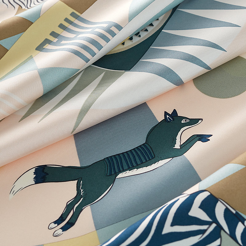 Le Carrousel du Tigre Royal scarf 90 - Pink | Hermès Le Carrousel du Tigre Royal scarf 90 - Pink | Hermès